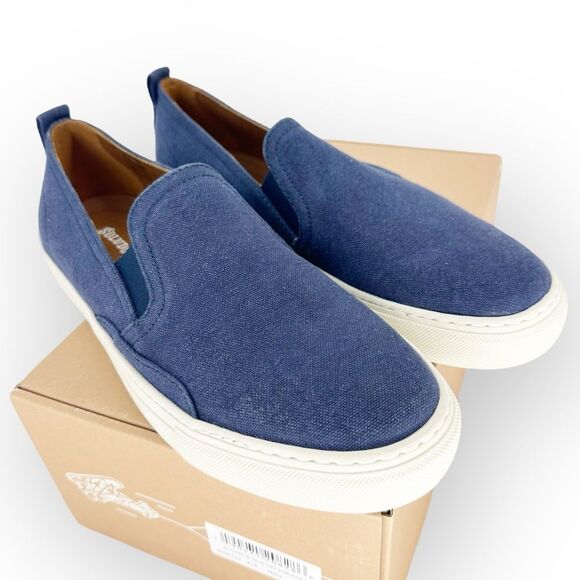 SOLUDOS MEN’S ALGARVE‎ SLIP ON SNEAKER NAVY - size 12- NIB - Picture 1 of 11